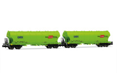 Arnold HN6707 - N - 2-tlg. Set Getreidesilowagen RAIL CARGO GROUP, GATX, Ep. VI
